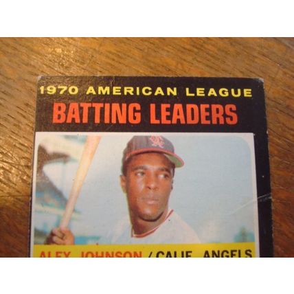 1971 Topps, Batting Leaders, YASTRZEMSKI/OLIVA, HOF, #61