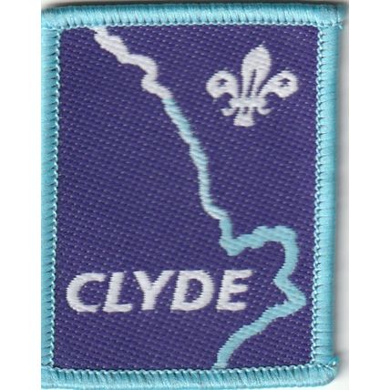 Scout Badge Scotland - Clyde - Black Back (BZ137)