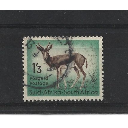 SouthAfrica.SG160 1s 3d Springbok.Fine Used.Aug25a