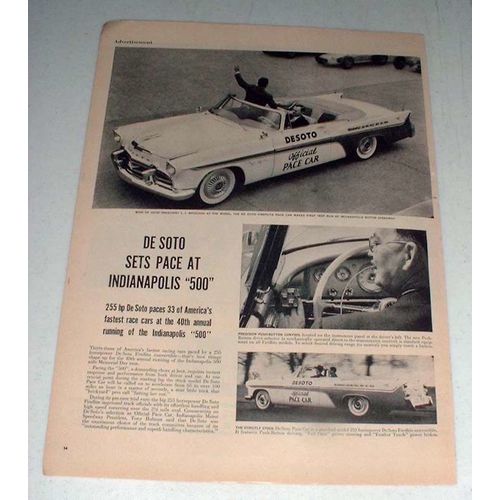 1956 De Soto Indianapolis 500 Pace Car - Fireflite