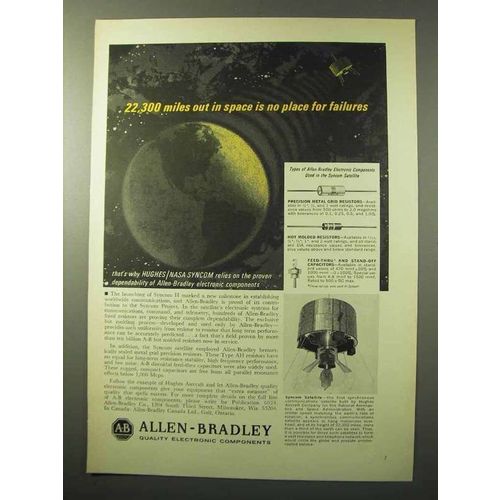 1964 Allen-Bradley Ad - Precision Metal Grid Resistors