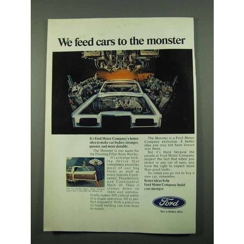 1969 Ford Ad - Monster Pivoting Pillar Body Welder