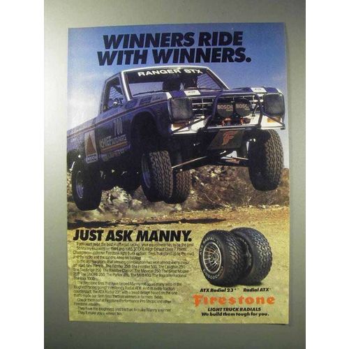 1986 Kelly Tires Ad - Manny Esquerra