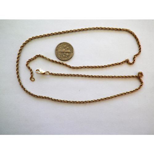 22'' GOLDPLATED 3MM NECKLACE