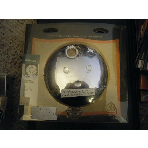 Harley Davidson Touring Plain Chrome Gas Tank Console Cover