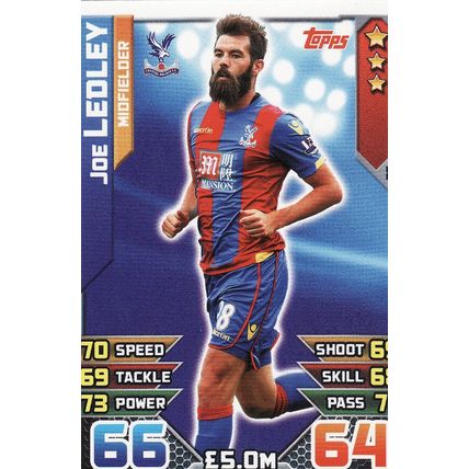 Match Attax 2015/2016 87 Joe Ledley Crystal Palace