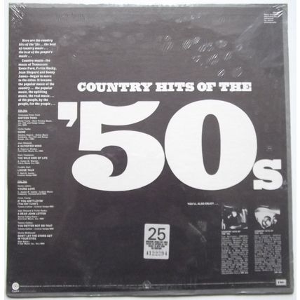 Country Classics. Ten Top Hits from The 50's by Original Artists.