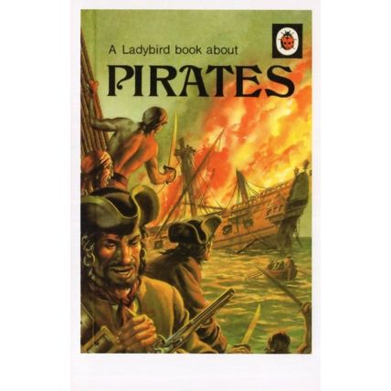 Pirates A Book About Ladybird First Edition Childrens Postcard