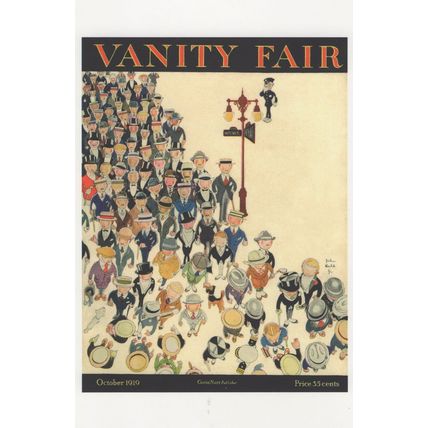 Railway Station Transport Guard USA Rush Hour Art Deco Postcard