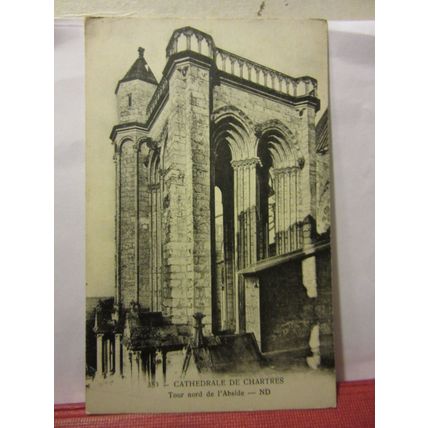CATHEDRALE DE CHARTRES, FRANCE unused antique postcard. Eure-et-Loir #