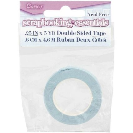 Darice Scrapbooking Essentials Permanent Double Sided Adhesive