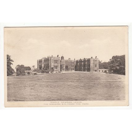 The Mansion Temple Newsam Leeds Postcard West Yorkshire