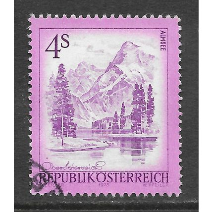 AUSTRIA 1973 VIEWS ALMSEE 4s PURPLE USED