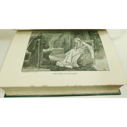 Birkbeck College Antique Victorian Book Walter Scott Waverley Ivanhoe 1898