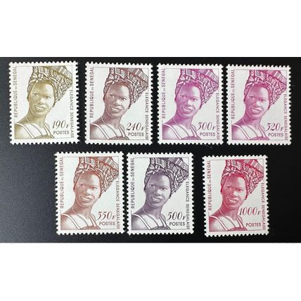 Sénégal 1997 Mi. 1473 - 1479 Elegance Sénégalaise Série courante RARE