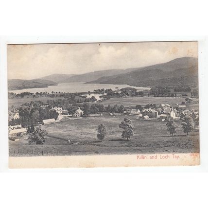 Loch Tay and Killin Postcard Perthshire Stengel & Co 16742