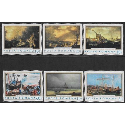Romania Mi 2971/6 (**): Marine Paintings