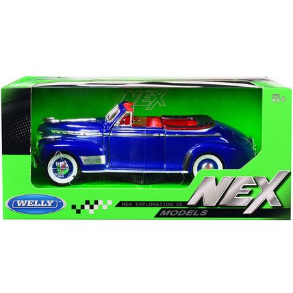 1941 Chevrolet Special Deluxe Convertible Blue Metallic with Red Interior "NE...