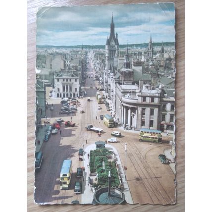 POSTCARD: ABERDEEN, UNION STREET: 1961....................................  ...#2