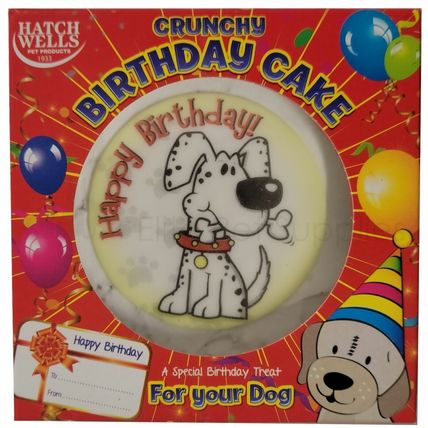 Hatchwell Doggy 10cm Birthday Cake Crunchy Dog Puppy Gift Cereal Treat