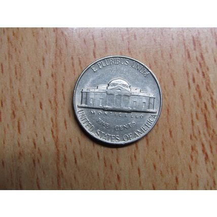1963 USA 5 Cents Jefferson Nickel Coin