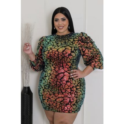 Women's Non-stretch Round Neckline Dress