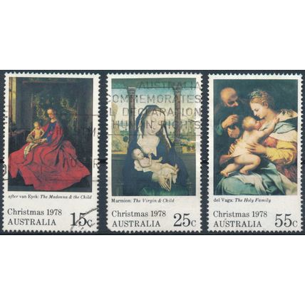 Christmas - Australia 1978 - FH - SG 696/8 (C)