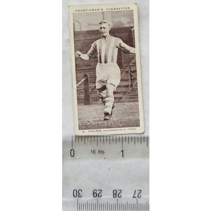 1938 Churchmans Association Footballers No. 50 A. Young, Huddersfield Town