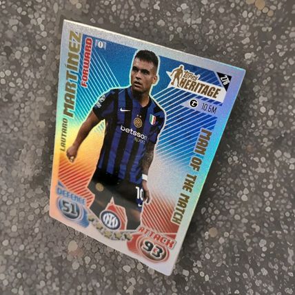 MATCH ATTAX EXTRA 2024/25 #276 LAUTARO MARTINEZ (INTER) HERITAGE MOTM
