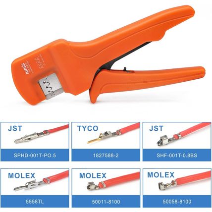 Icrimp IWS-3220S Micro Pin Connector Crimping Tool, AWG 32-20, Ratchet Crimper f