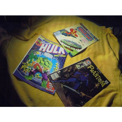HULK # 189, The PHANTOM #69 & SHAZAM! # 24 Bronze Age Lot! $15.00 obo!!