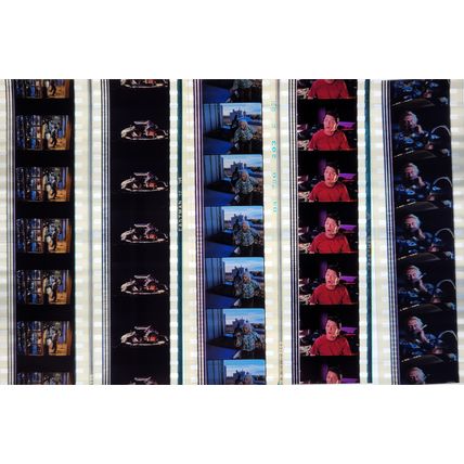 Back to the Future 2. Pk MULTI AKF - A004d. - 5 STRIPS OF 5 - 35MM FILM CELLS