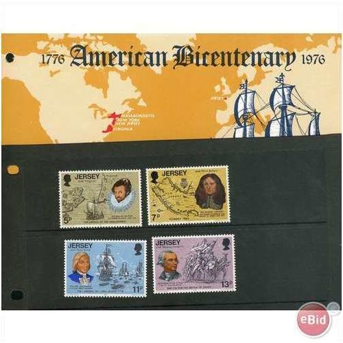 Jersey Pres Pack 1976 - SG 160-163 - American Bicentenary 1776-1976