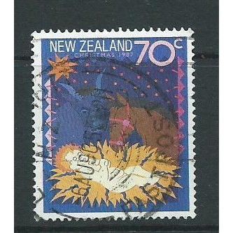 New Zealand christmas stamps sg1438 used sg 1438 set