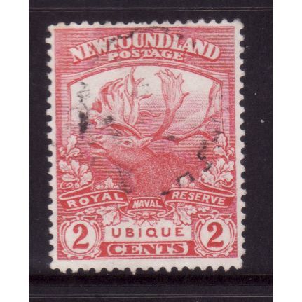 NEWFOUNDLAND 1919 SG 131 2c CARMINE RED FINE USED #3