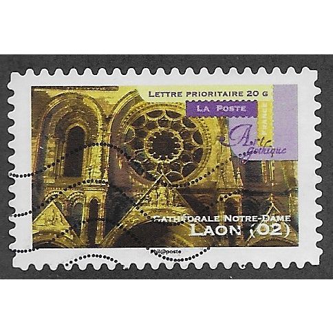 FRA 2011 (58c) 'GOTHIC ART - LAON 02' FINE USED (EBID56-530)