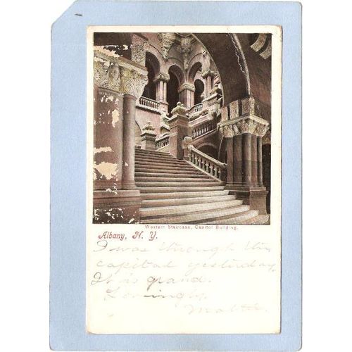 New York Albany Western Staircase Capitol Bldg ny_box2~437