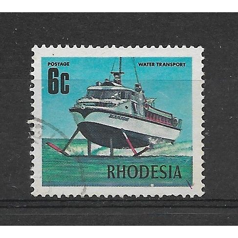 Rhodesia.SG443 6c Hydrofoil Seaflight.Fine Used.Oct19