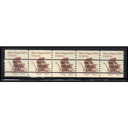 1902a 7.4c Baby Buggy Fine MNH Dry Gum PNC 2/5 X1431
