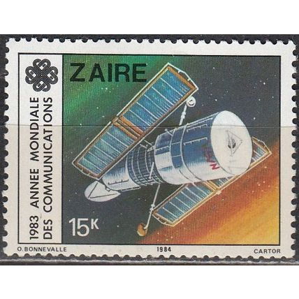 Zaïre 1984 Michel 847 Neuf ** Cote (2002) 1.10 Euro Satellite