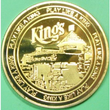 Kings. Challenge Coin. Casino Card Guard. 16b.