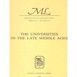 The Universities In The Late Middle Ages