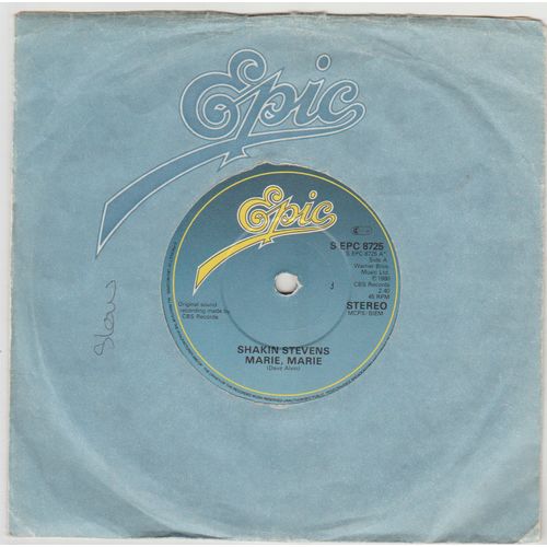 Marie Marie 1980 Shakin Stevens on Epic label