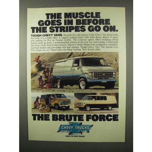 1980 Chevy Ad - Van Sport, Caravan, Nomad