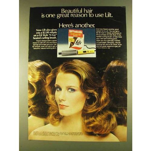 1980 Natural Look Lilt Ad - One Great Reason