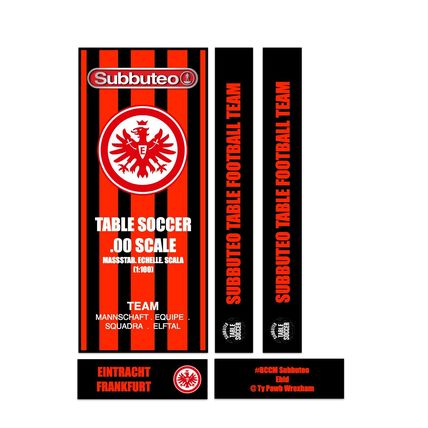 Tabletop Football Subbuteo Box Label Eintracht Frankfurt (GER) 2020