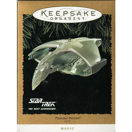 HALLMARK KEEPSAKE ORNAMENT STAR TREK TNG ROMULAN WARBIRD 1995 NEW