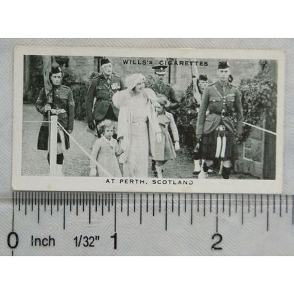1937 Wills Our King & Queen No. 46 At Perth, Scotland, 1935