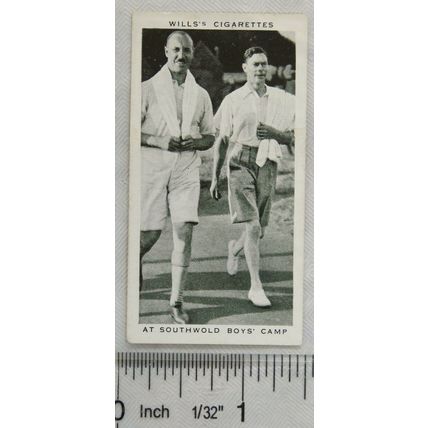 1937 Wills Our King & Queen No. 44 At Southwold Boys' Camp, 1936