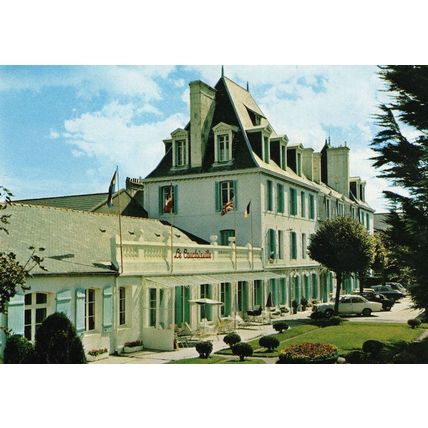 Cote D'Emeraude Grand Hotel Courtoisville Saint Malo Rare French Postcard